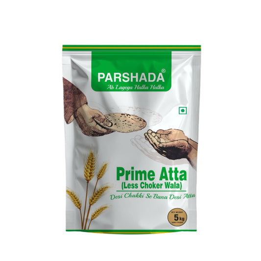 Prime Atta| 5 Kg|Less fibre